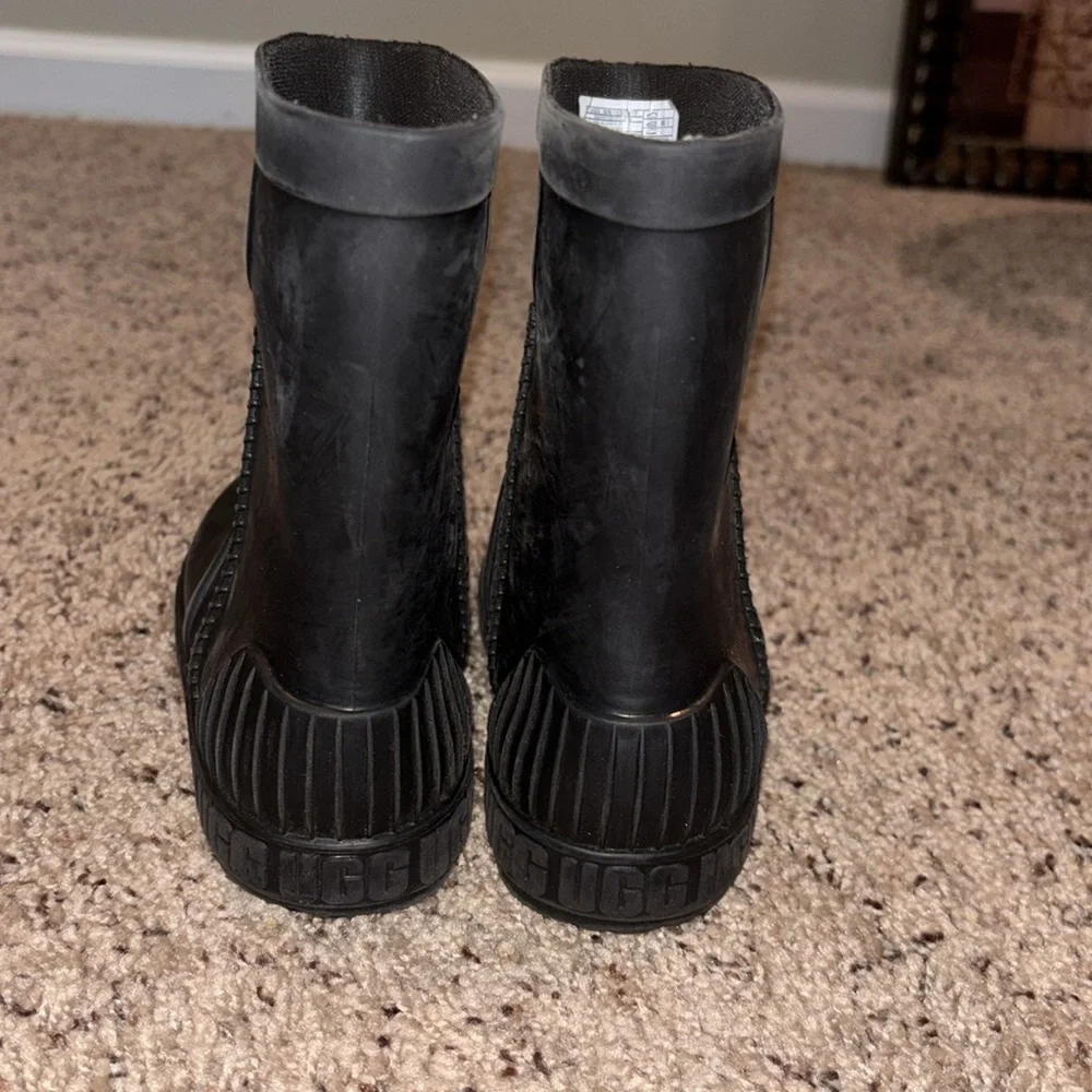 UGG UGG Drizlita Rain Boots Toddler Kids Size 12 Waterproof Black